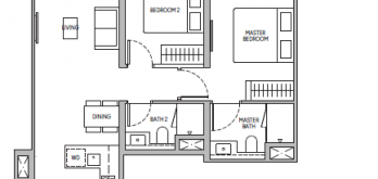 the-orie-floor-plan-2-bedroom-premium-type-b3-singapore